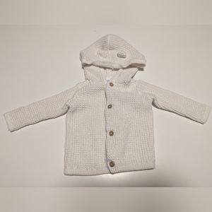 Carter's hooded woven sweater